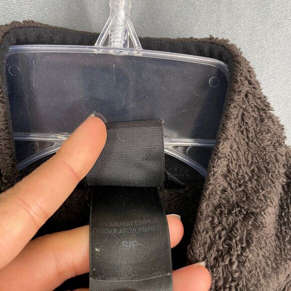 The North Face Fleece Jacket Womens Small Brown Full Zip Logo Camping Outdoors - Picture 6 of 13